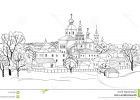 Dessin De Ville Beau Images Vieux Paysage Urbain Russe De Ville Dessin De Croquis De