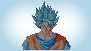 Dessin Dragon Ball Super Goku Luxe Image How to Draw Speed Drawing Goku Super Saiyan Blue [disegno