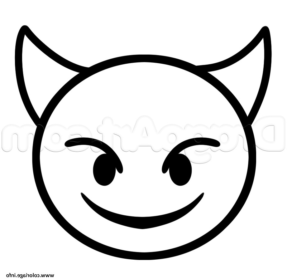 Dessin Emoji Caca Beau Image Coloriage Emoji Imprimer Avec Diable Emoji