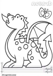 Dessin Enfant à Imprimer Nouveau Stock Coloriage Dragon Maternelle Enfant Dessin