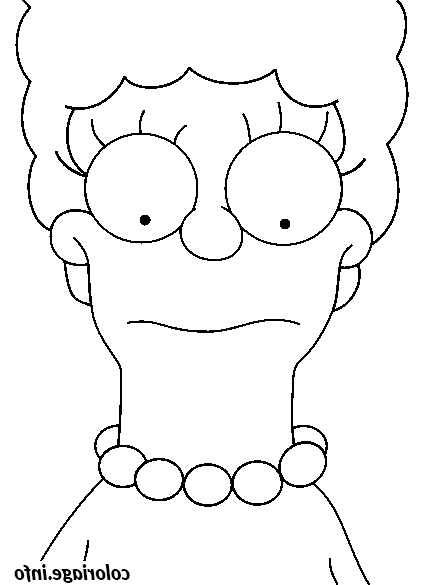Dessin Facile A Reproduire Par Etape Simpson Marge Nouveau Collection Coloriage Marge De Face Dessin