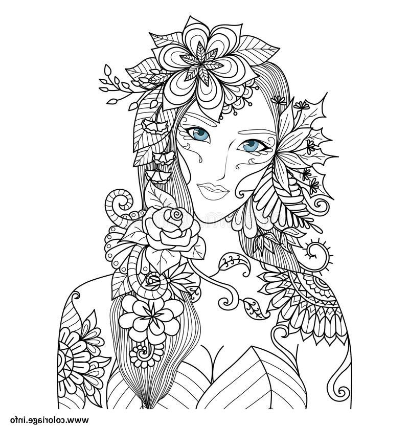 Dessin Fée Luxe Images Coloriage Belle Fee Adulte Jecolorie