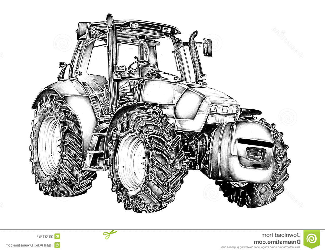 Dessin Ferme Agricole Élégant Images Dessin D Art D Illustration De Tracteur Agricole