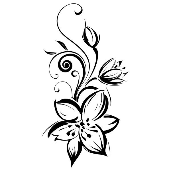Dessin Fleur De Lys Royale Inspirant Stock Dessin Tatouage Fleur Arabesque