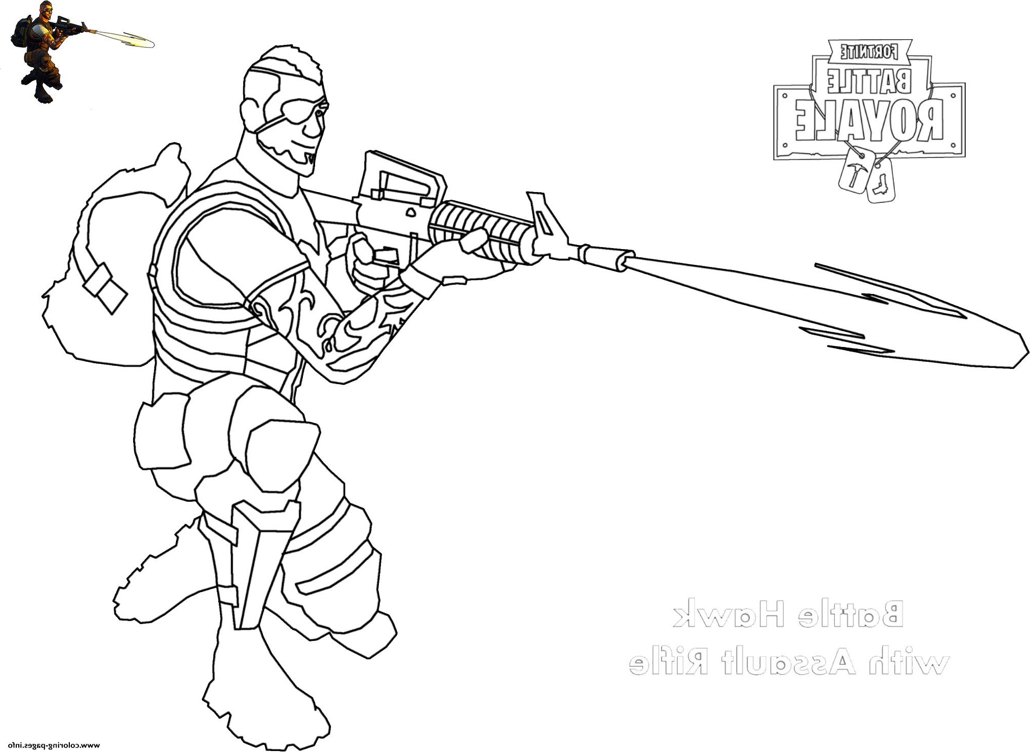 Dessin fortnite A Imprimer Inspirant Galerie assault Rifle Shot fortnite Coloring Pages Printable