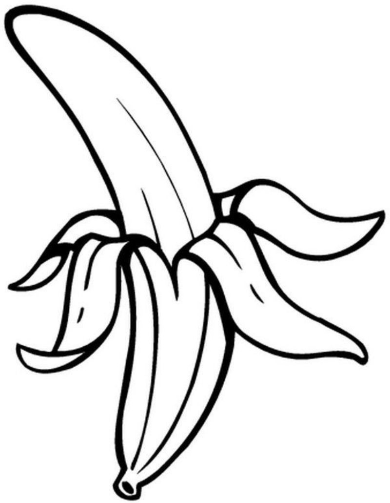 Dessin Fruits Cool Image Desenho De Banana Para Colorir – Desenhos Para Colorir