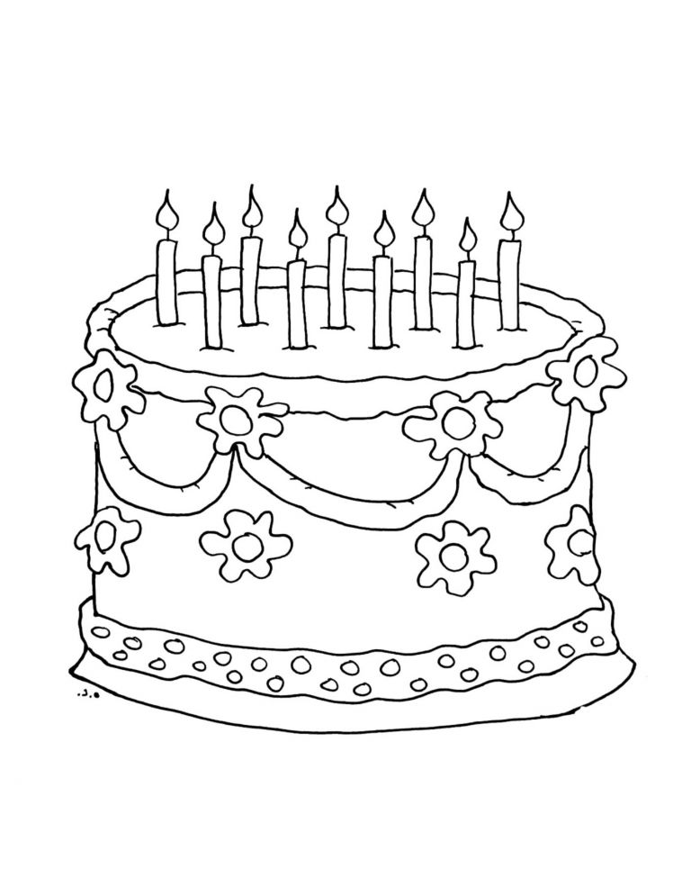 Dessin Gateau Anniversaire 4 Ans Beau Photos 90 Coloriage Gateau