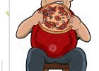 Dessin Gros Luxe Photographie Gros Dessin Animé Mangeur D Hommes De Pizza S Stock