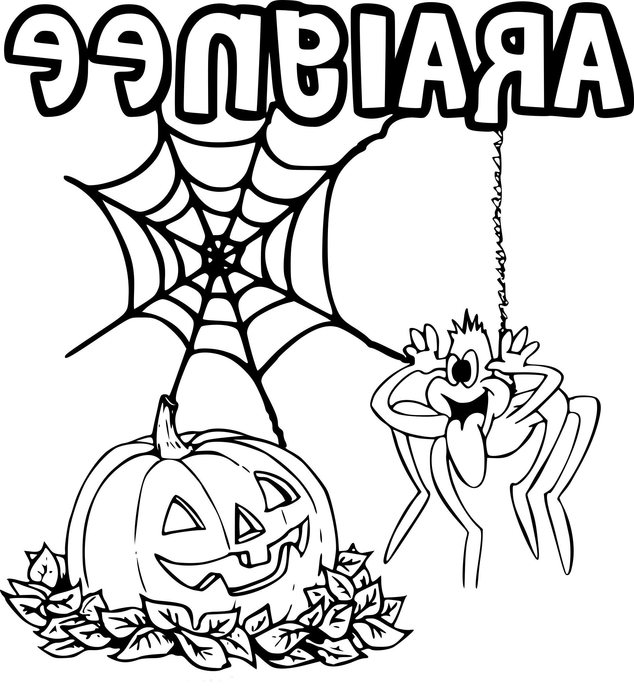 Dessin Halloween à Imprimer Inspirant Images Coloriage Araignée Halloween à Imprimer