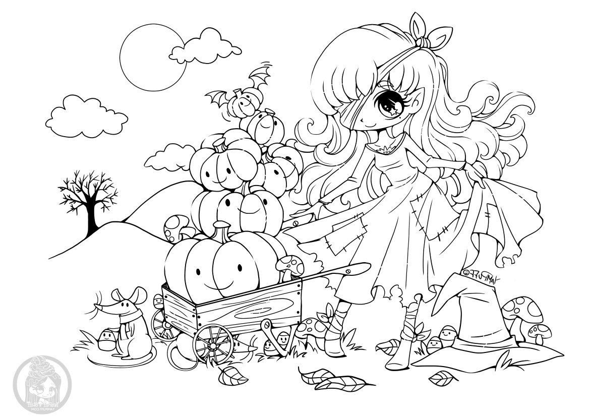 Dessin Halloween Manga Beau Galerie Coloriage Princesse Citrouille Par Yampuff Dessin A