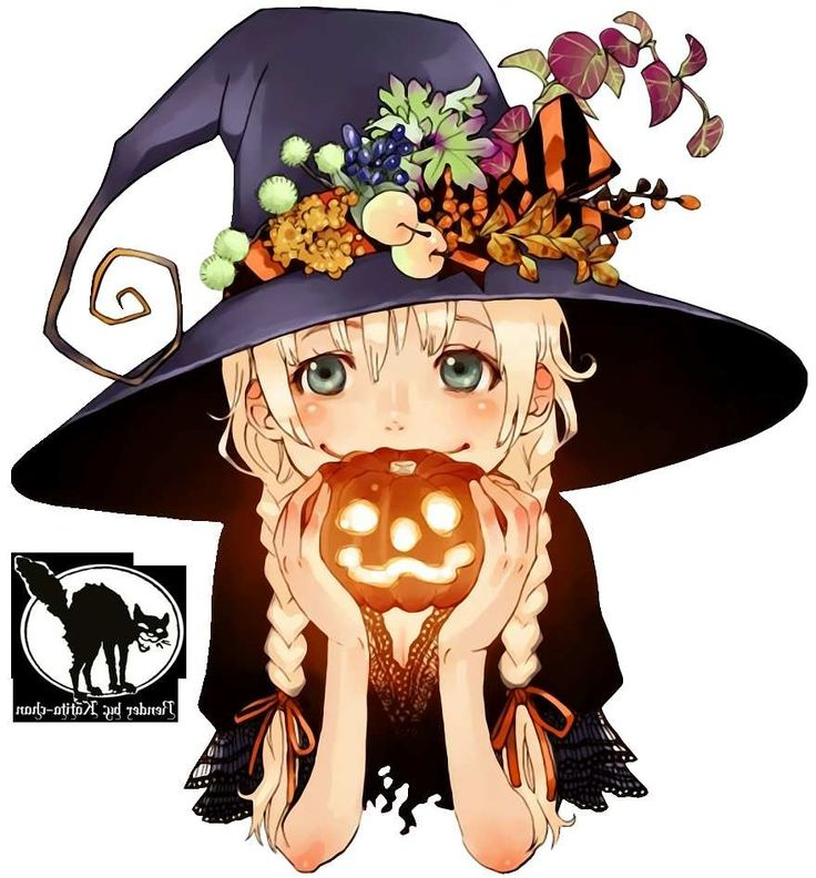 Dessin Halloween Manga Inspirant Photos Manga sorcière Citrouille Halloween 2015 Render