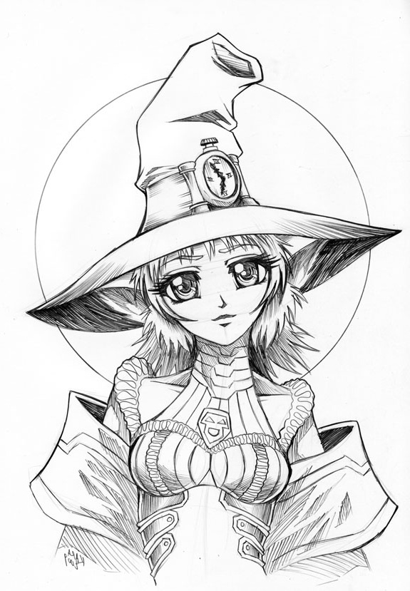 Dessin Halloween Manga Luxe Photos Myart Witch