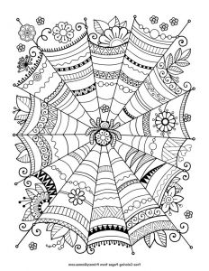 Dessin Hallowen Unique Photos Halloween Coloring Pages Ebook Zentangle Spider Web