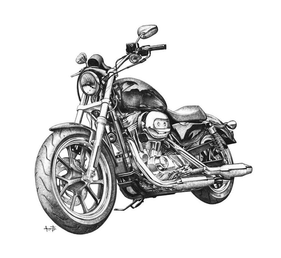 Dessin Harley Beau Galerie Moto Harley Dessin Recherche Google