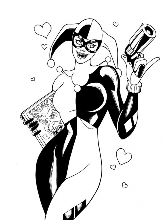 Dessin Harley Quinn Impressionnant Collection Coloriage Harley Quinn à Imprimer Sur Coloriages Fo