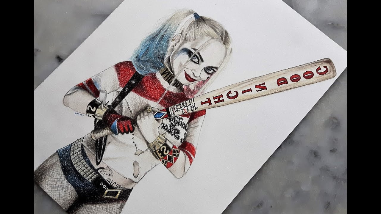 Dessin Harley Quinn Inspirant Photos Drawing Harley Quinn Suicide Squad