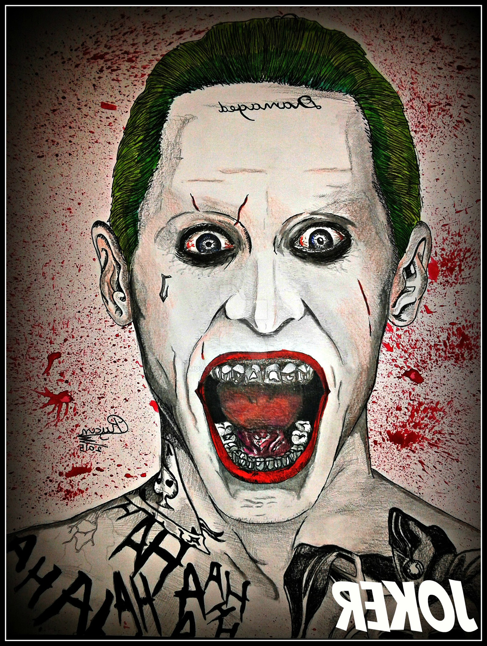 Dessin Harley Quinn Luxe Image Dessin Joker Jared Leto by Rclenet 62 On Deviantart