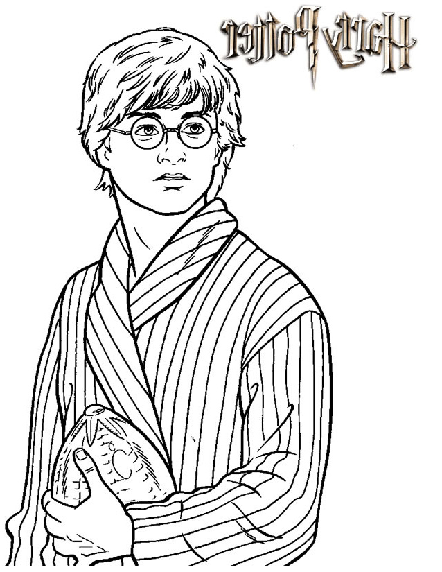 Dessin Harry Potter à Colorier Beau Photos Coloriage Harry Potter à Imprimer Gratuitement
