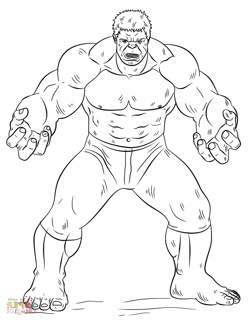 Dessin Hulk Inspirant Images Coloriage Hulk