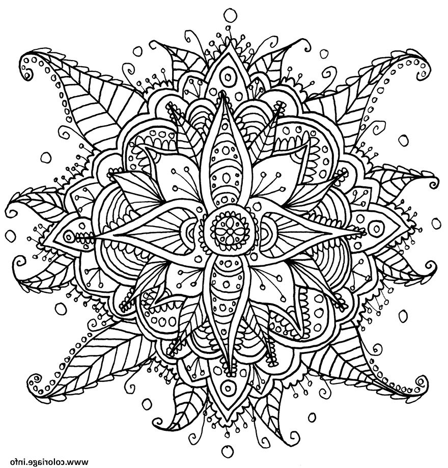 Dessin Imprimer Mandala Élégant Images Coloriage Mandalas Fleurs Plexe Dessin