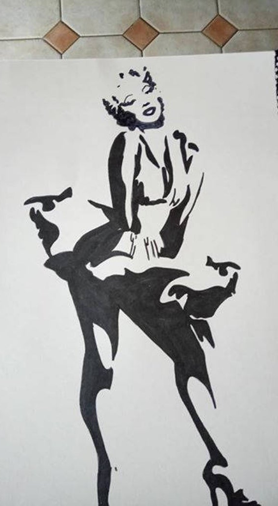 Dessin Kawaii Noir Et Blanc A Imprimer Unique Photographie Dessin Noir Et Blanc Marilyn Monroe