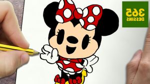 Dessin Kawaii Princesse Beau Photos Ment Dessiner Minnie Mouse Kawaii Étape Par Étape