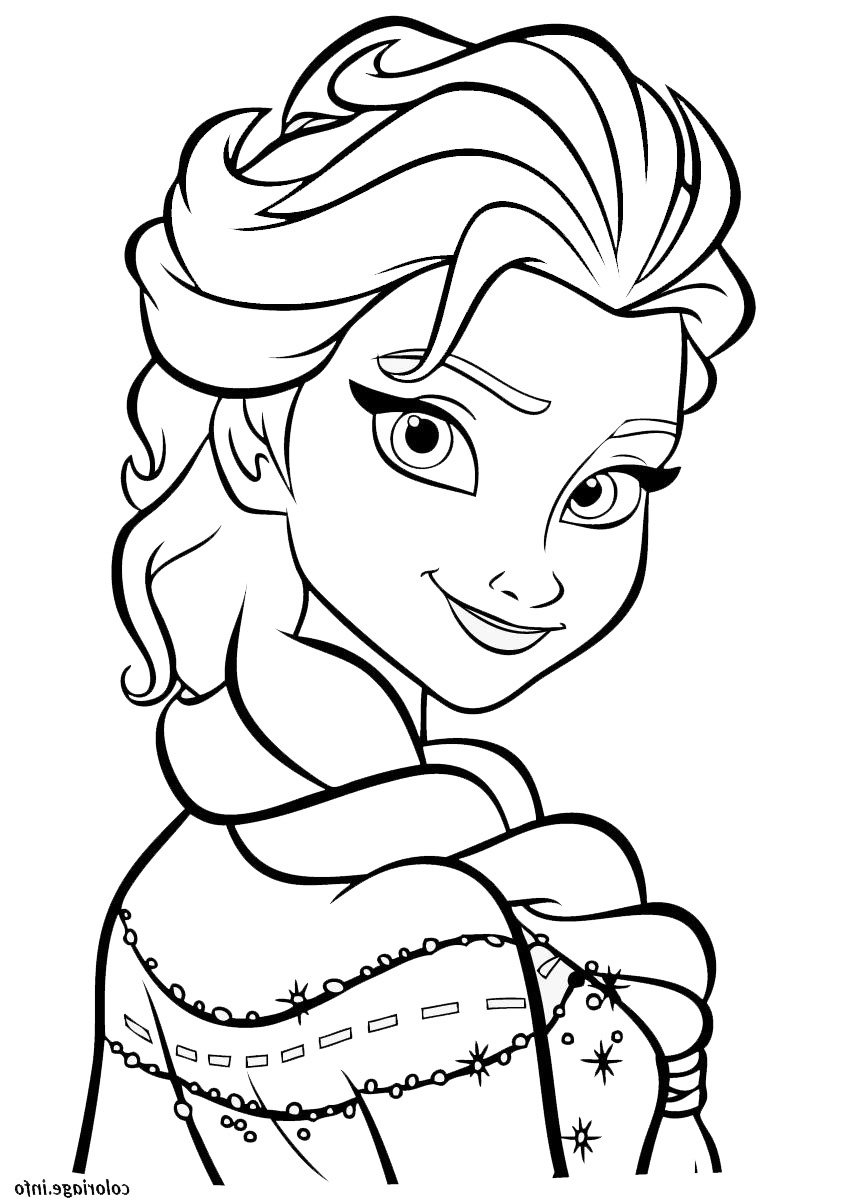 Dessin La Reine Des Neiges à Imprimer Bestof Photographie Coloriage Frozen Elsa Visage Reine Des Neiges Dessin