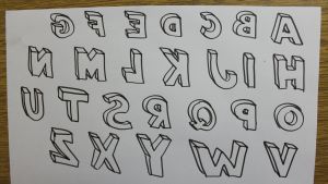 Dessin Lettre Alphabet Élégant Images Ment Dessiner Des Lettres En 3d