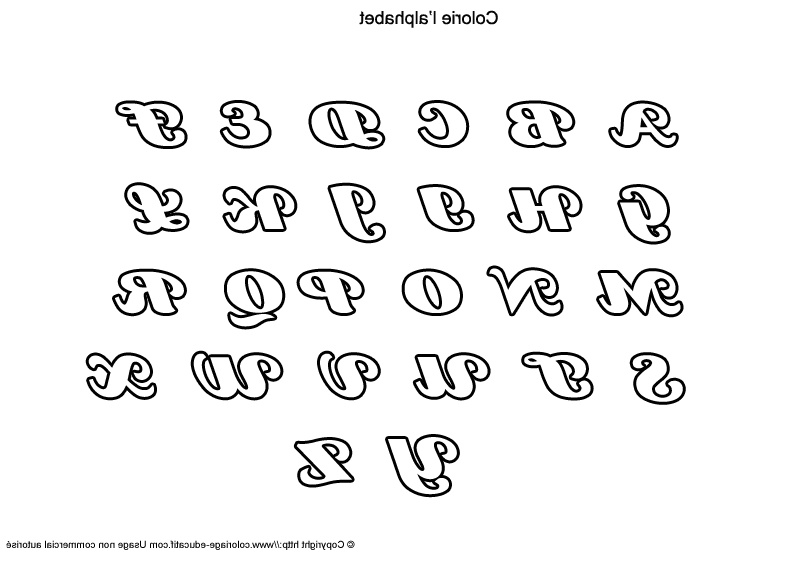Dessin Lettre Alphabet Élégant Photos Lettre Alphabet Majuscule A Colorier