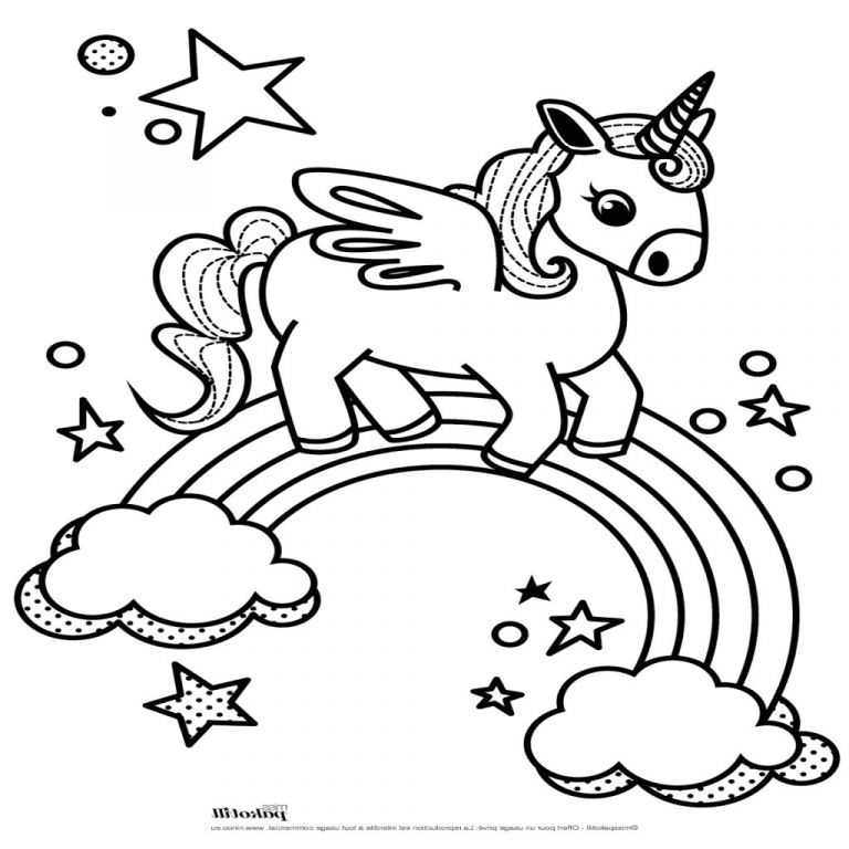 Dessin Licorne A Imprimer Bestof Photos Coloriage Licorne à