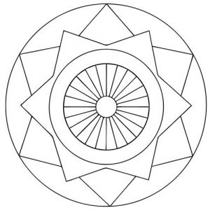Dessin Mandala Simple Beau Photographie Coloriage Mandala En Ligne Simple Dessin Gratuit à Imprimer