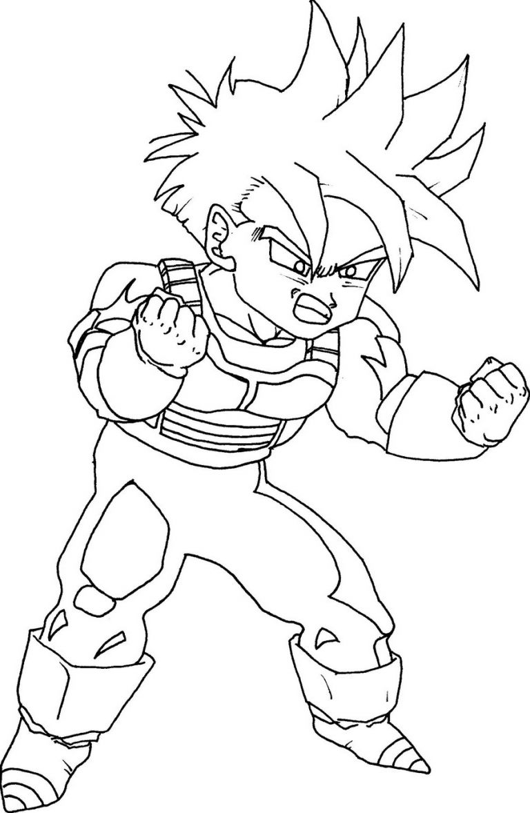 Dessin Manga Dragon Ball Bestof Photos Coloriage Gohan Dbz à Imprimer