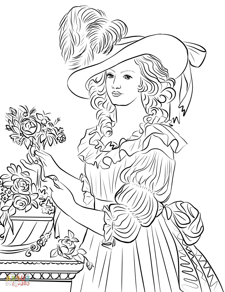 Dessin Marie Luxe Image Coloriage Marie Antoinette