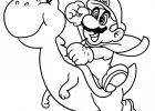 Dessin Mario Cool Collection Coloriage Mario Yoshi à Imprimer