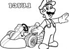 Dessin Mario Kart Beau Stock Coloriage Luigi Kart à Imprimer