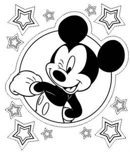Dessin Mickey Bébé Beau Images Coloriage Mickey à Imprimer Mickey Noël Mickey Bébé