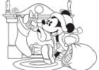 Dessin Mickey Noel Bestof Photos Coloriages Mickey Et Ses Amis Disney