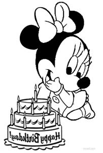 Dessin Minie Cool Photos Baby Minnie Mouse Coloring Pages Party Ideas