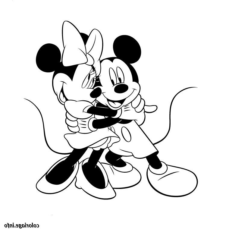Dessin Minnie à Imprimer Beau Photos Coloriage Minnie Et Mickey Dessin