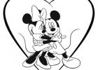 Dessin Minnie Et Mickey Luxe Collection Coloriages Minnie