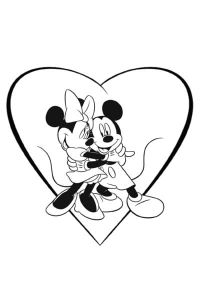 Dessin Minnie Et Mickey Luxe Collection Coloriages Minnie