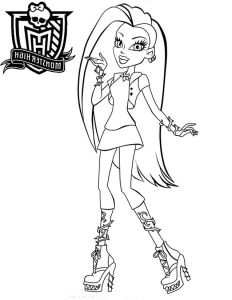 Dessin Monster High Luxe Photographie Coloriage Monster High à Imprimer Gratuitement