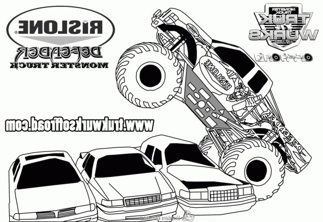 Dessin Monster Truck Élégant Collection Coloriage Monster Truck Defender Dessin Gratuit à Imprimer