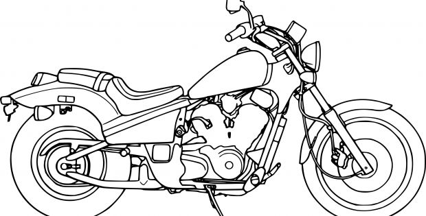  Dessin  Moto  Enfant Beau Photos Coloriage  Moto  Honda  