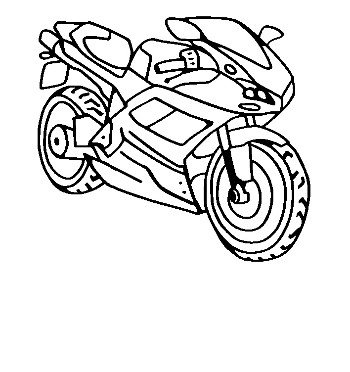 Dessin Moto Enfant Beau Stock Coloriage Moto Dessins &amp; Coloriages
