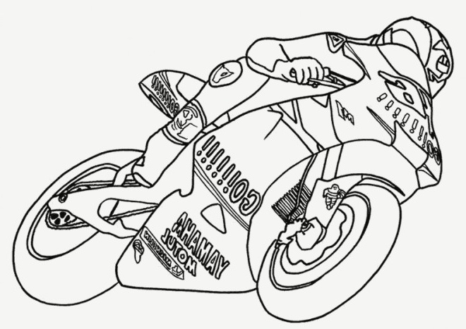 Dessin Moto Enfant Nouveau Photos Coloriage Moto Yamaha En Course Dessin Gratuit à Imprimer