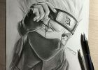 Dessin Naruto Shippuden Élégant Photographie My Drawing Kakashi Hatake Anime Art