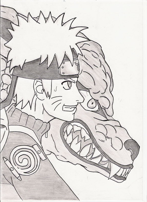 Dessin Naruto Shippuden Kyubi Luxe Image Dessin Naruto Et Kyuubi