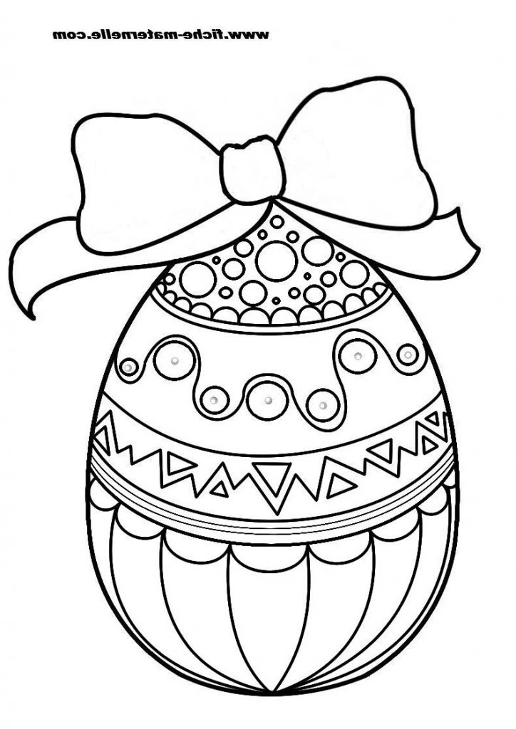 Dessin Oeufs De Paques Beau Photos Coloriage Dun Oeuf De Pâques - Coloriage