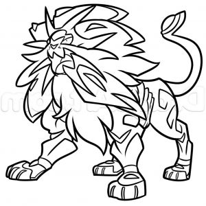 Dessin Pokemon solgaleo Nouveau Images How to Draw solgaleo Step by Step Pokemon Characters
